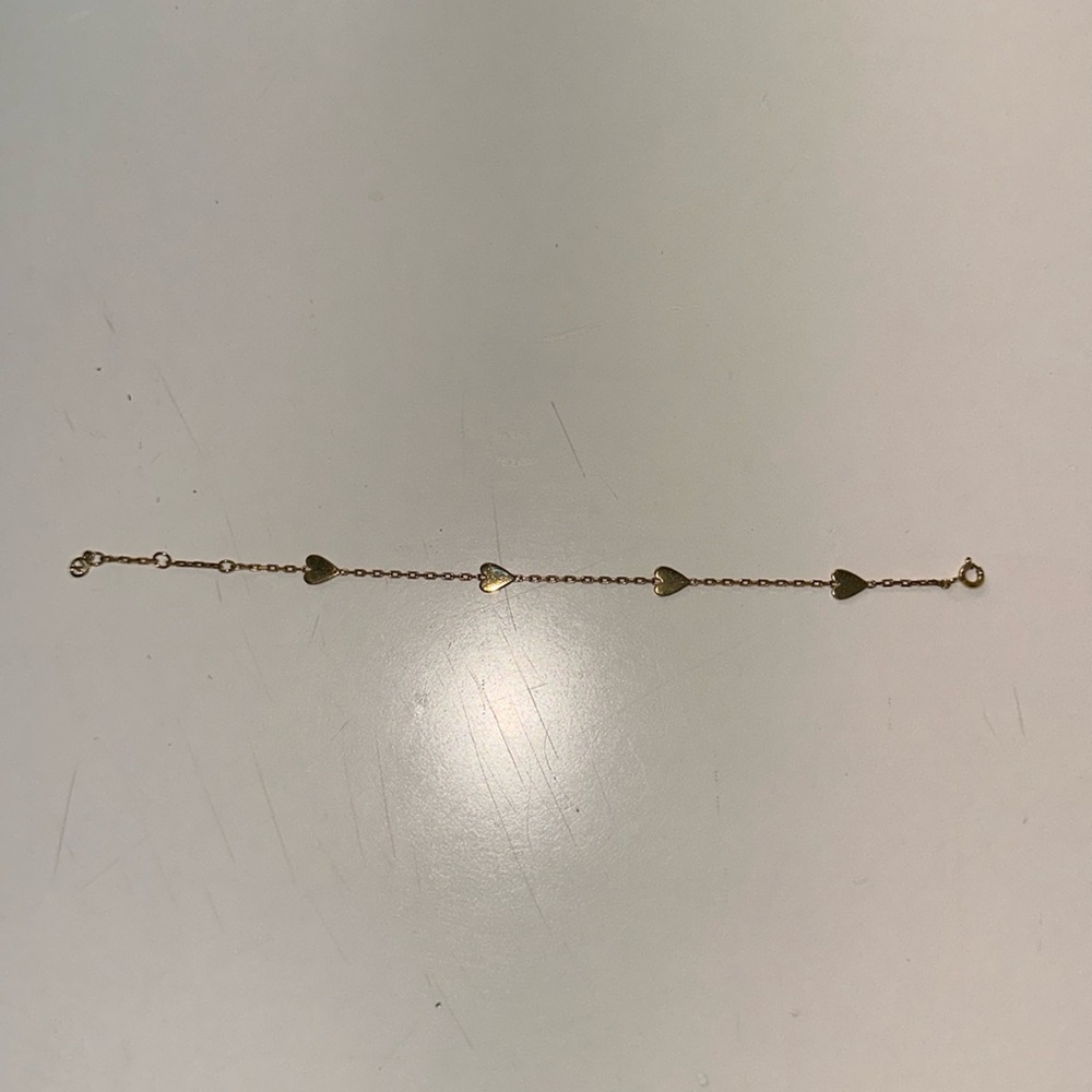 Mejuri heart bracelet